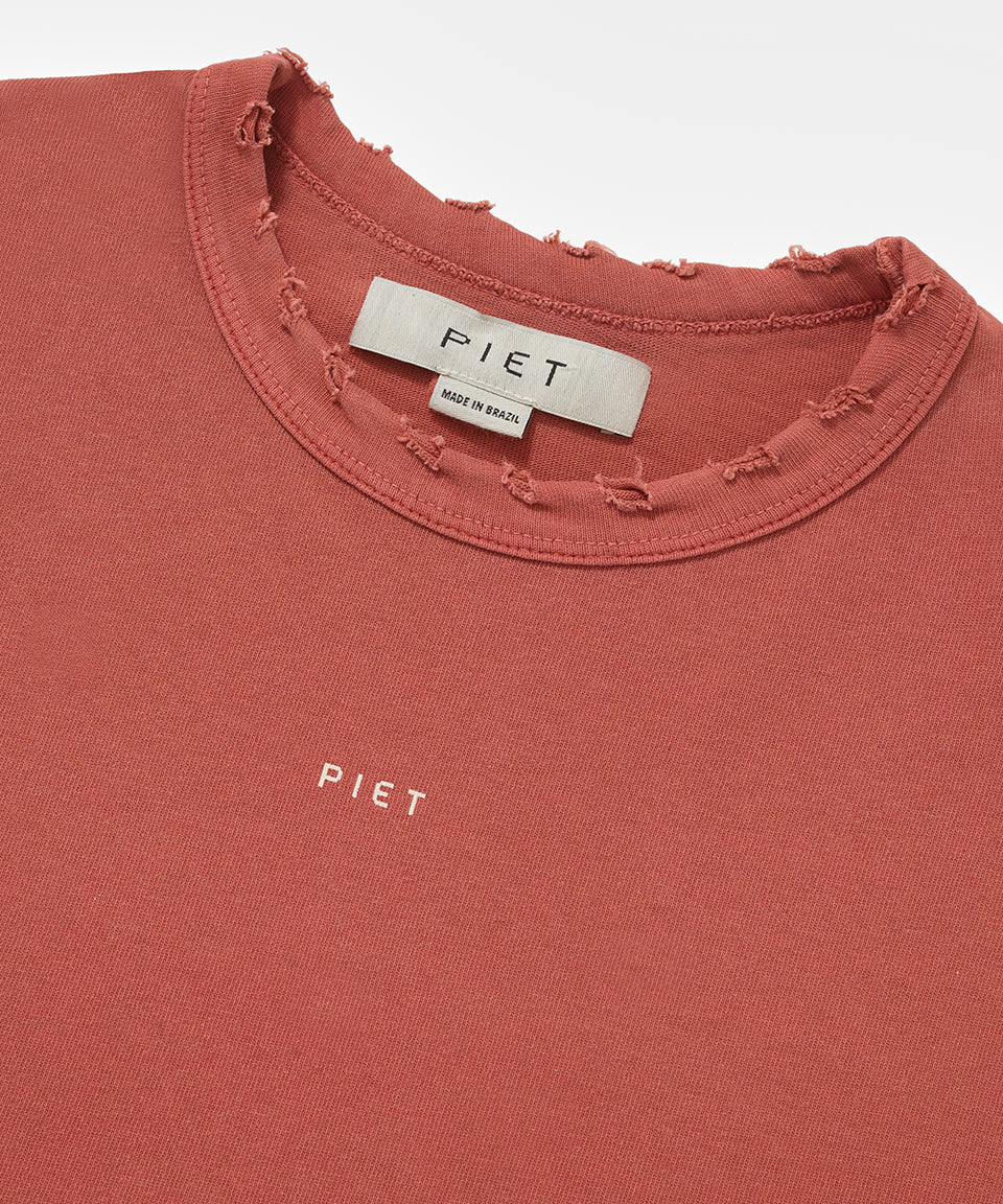 CAMISETA PIET SUN FADED BASICS RED