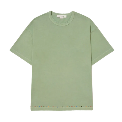 CAMISETA PIET GEMS DISTRESSED OLIVE