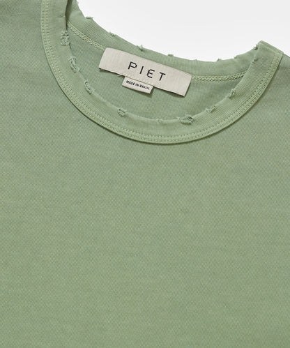 CAMISETA PIET GEMS DISTRESSED OLIVE