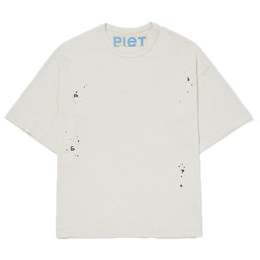 CAMISETA PIET SPLATTER BONE WHITE