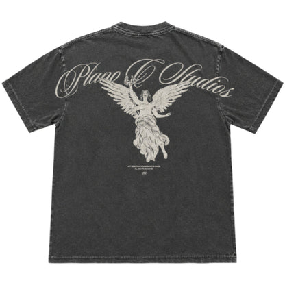 CAMISETA PLANO C WASH LAUREL GRAFITE