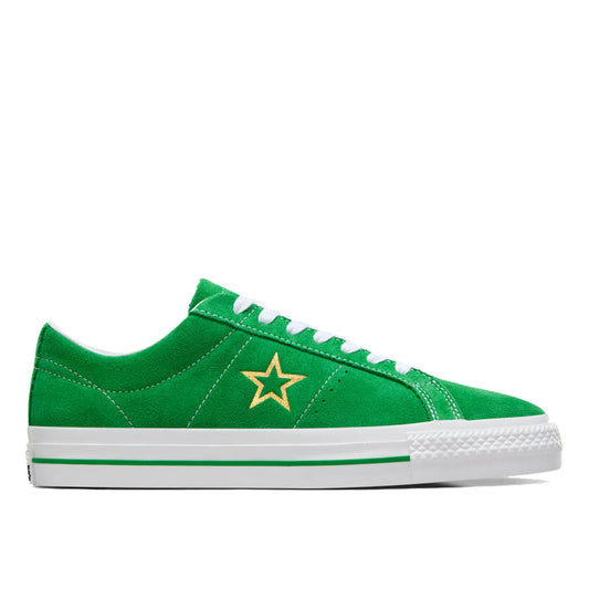 TENIS CONVERSE ONE STAR PRO GREEN/WHITE/GOLD