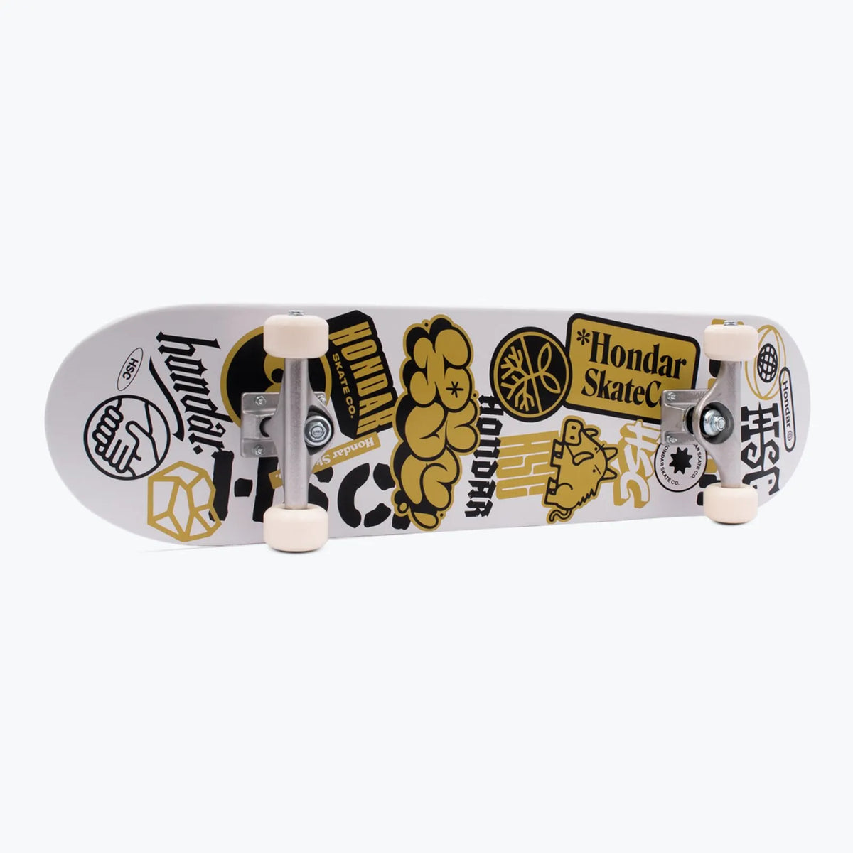 SKATE MONTADO HONDAR STICKER AMARELO