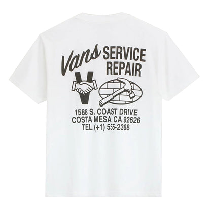 CAMISETA VANS SERVICE REPAIR WHITE