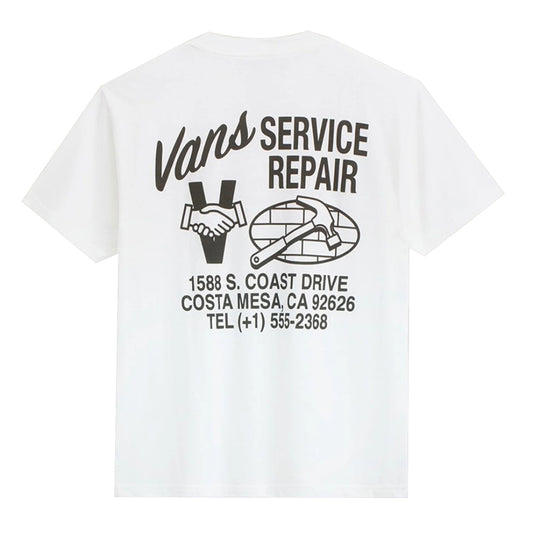 CAMISETA VANS SERVICE REPAIR WHITE