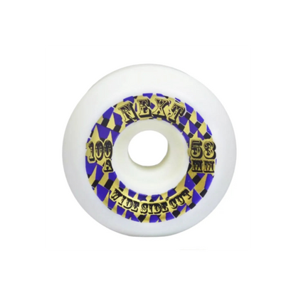 RODA NEXT WIDE SIDE CUT WHITE 53MM