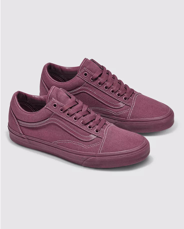 TÊNIS VANS OLD SKOOL PASTEL MONO PUM WINE