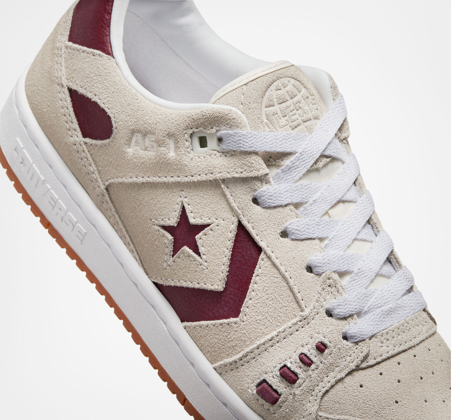 TÊNIS CONVERSE AS-1 PRO EGRET/DARK BURGUNDY/GUM