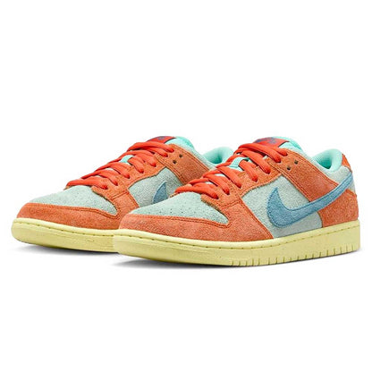 TÊNIS NIKE SB DUNK LOW ORANGE NOISE AQUA