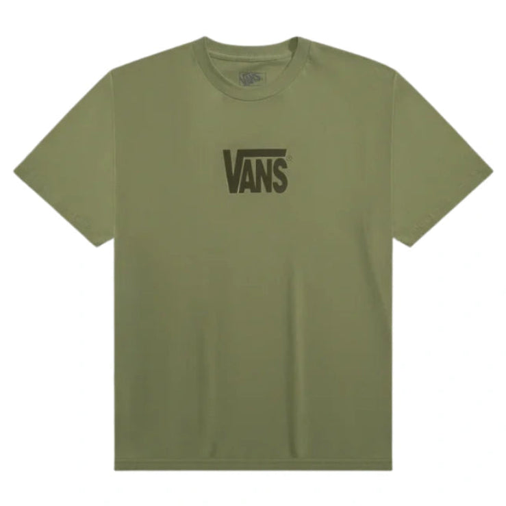 CAMISETA VANS STRETCH LOGO OIL GREEN