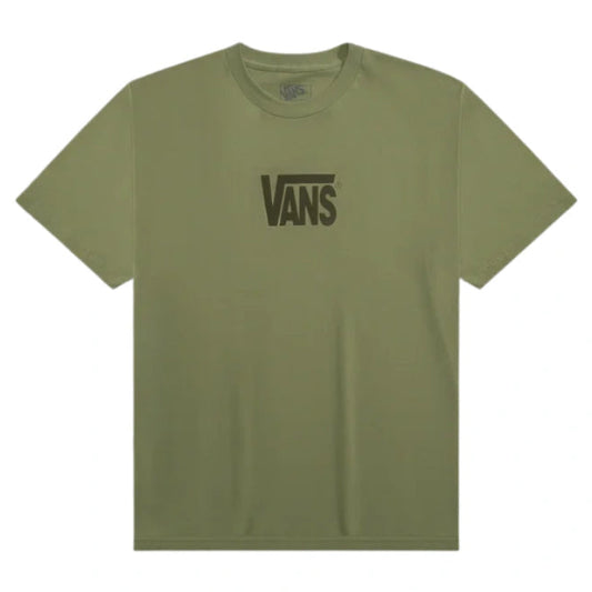 CAMISETA VANS STRETCH LOGO OIL GREEN