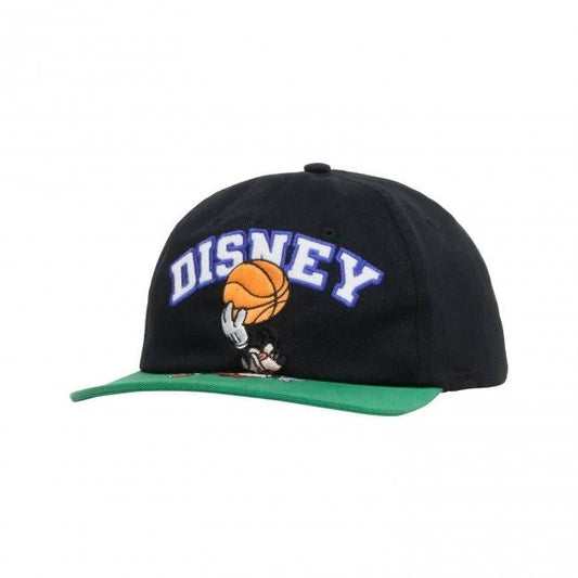 BONÉ HIGH 6 PANEL BASKETBALL BLACK/GREEN