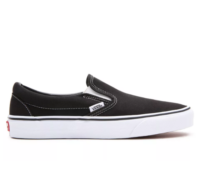 TÊNIS VANS SLIP ON BLACK/WHITE