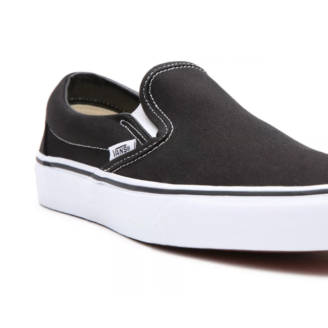 TÊNIS VANS SLIP ON BLACK/WHITE