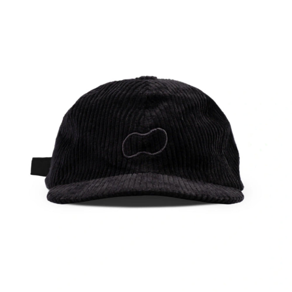 Boné Down Six Panel Cotelê Jacquard.68 Black - frente