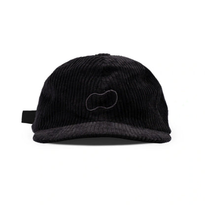 Boné Down Six Panel Cotelê Jacquard.68 Black - frente
