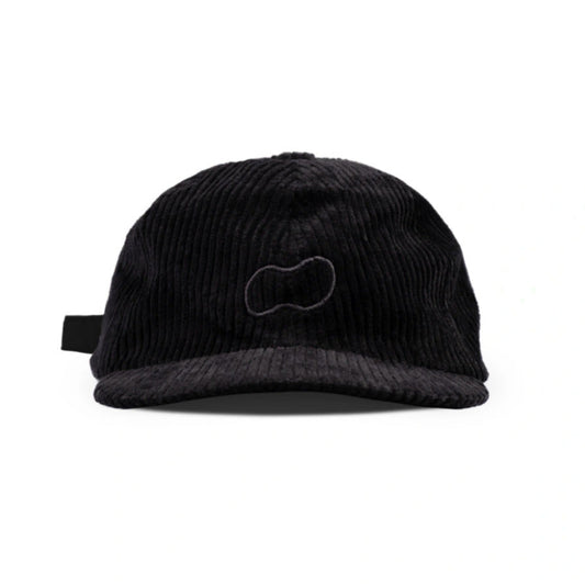 Boné Down Six Panel Cotelê Jacquard.68 Black - frente