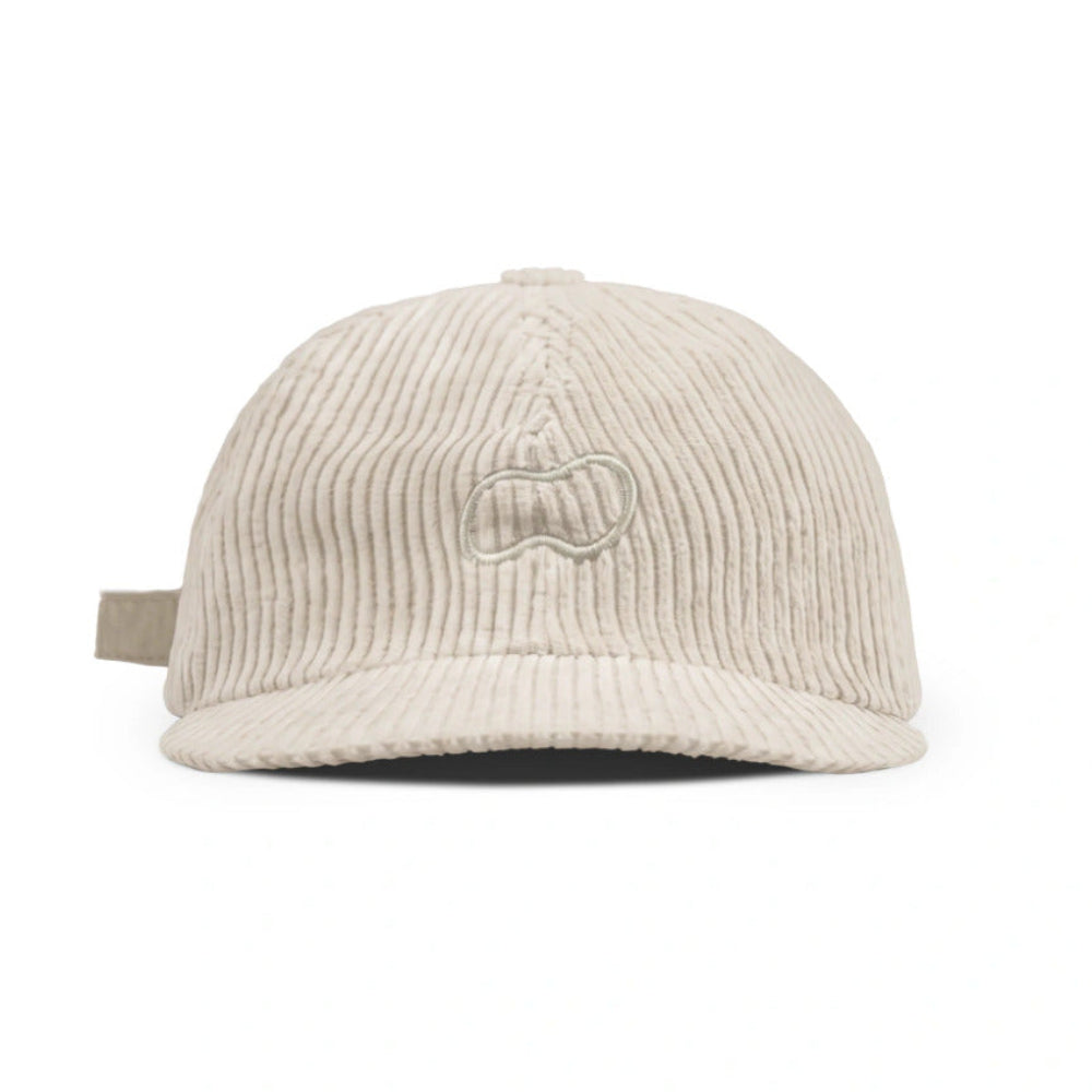 Boné Down Six Panel Cotelê Jacquard.59 Beige - frente
