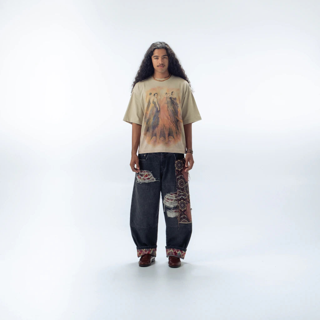 CAMISETA DOWN TRANSCENDENCE BEIGE