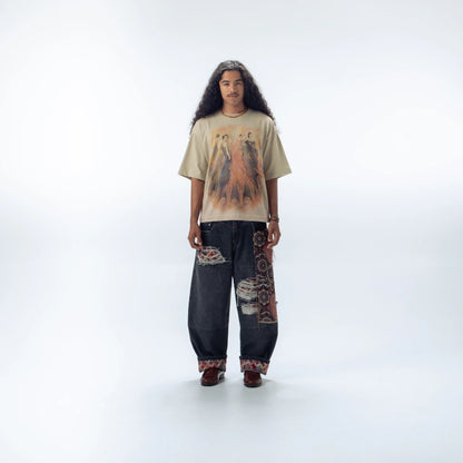 CAMISETA DOWN TRANSCENDENCE BEIGE