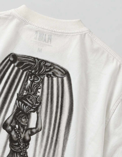 CAMISETA PLANO C FOUNTAIN MARFIM