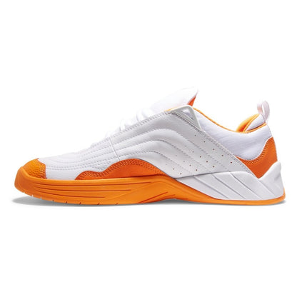 TÊNIS DC WILLIAMS SLIM IMP ORANGE/WHITE