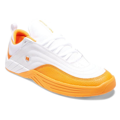 TÊNIS DC WILLIAMS SLIM IMP ORANGE/WHITE