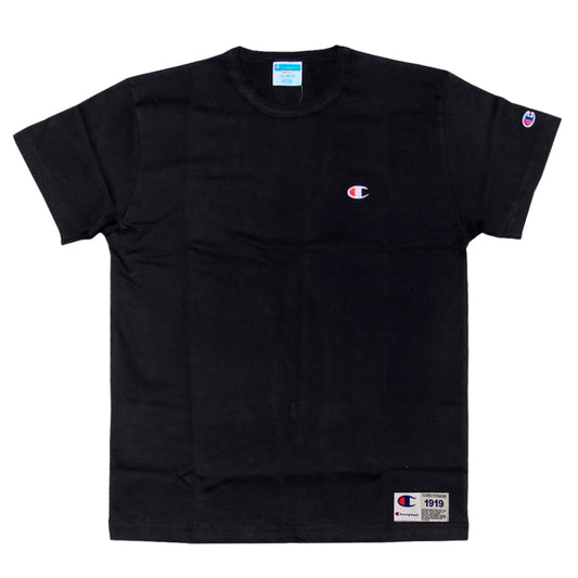 CAMISETA CHAMPION C LOGO EMBROIDERY BLACK