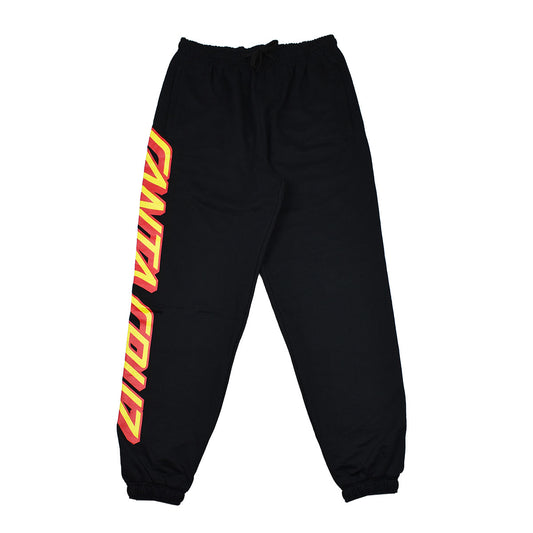 CALÇA MOLETOM SANTA CRUZ BIG STRIP PRETO