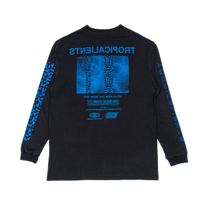 CAMISETA TROPICALIENTS LS INTERFERENCE BLACK