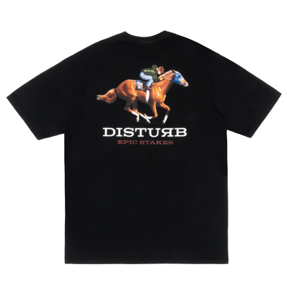 CAMISETA DISTURB LEGENDARY HORSE BLACK