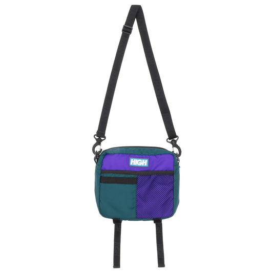 SHOULDER BAG HIGH OUTDOOR GREEN/PURPLE