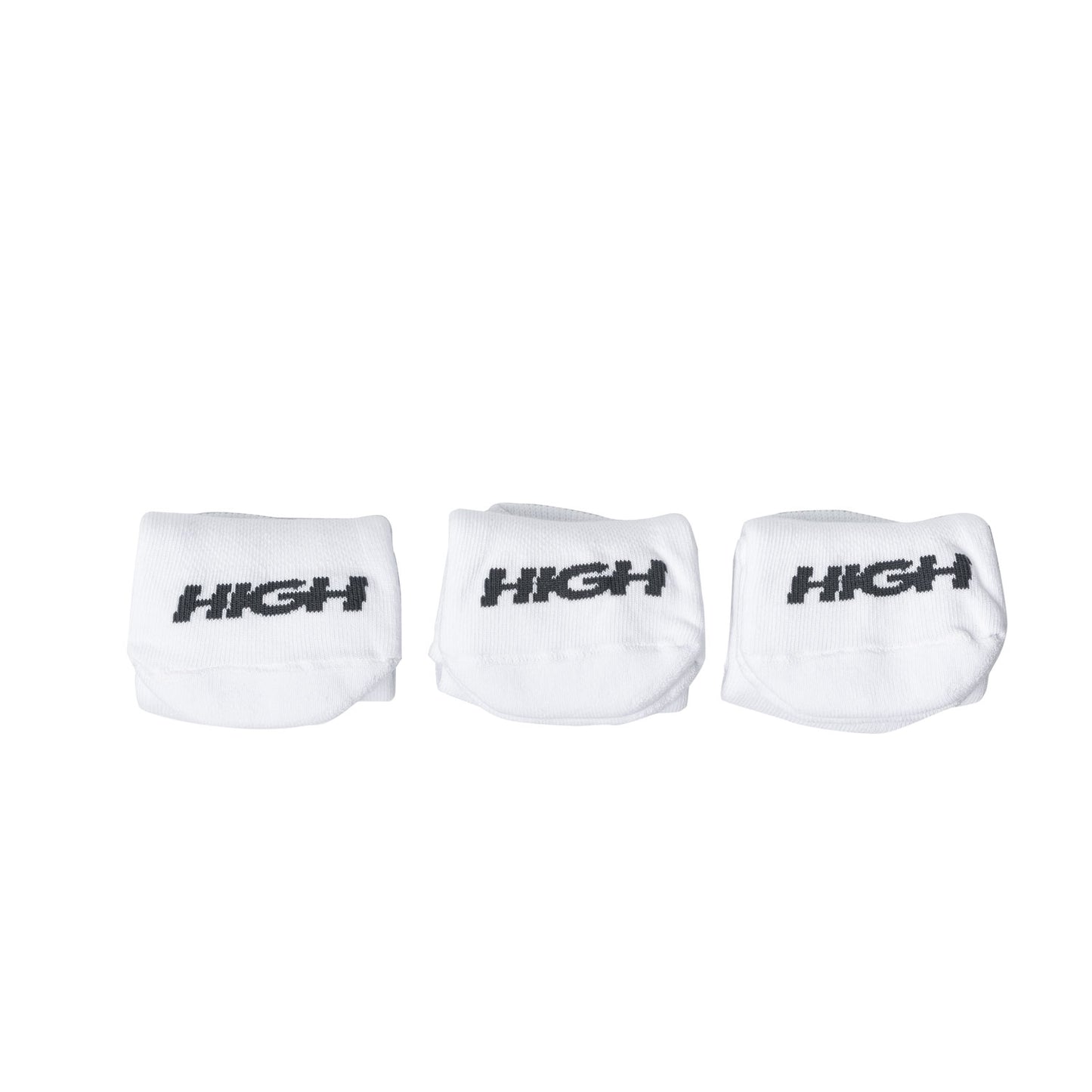 PACK MEIA HIGH SPORT LOGO WHITE
