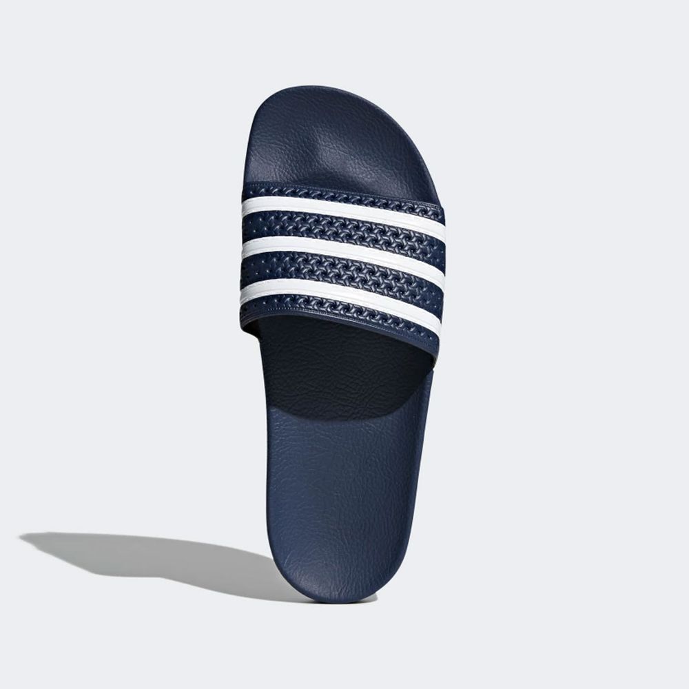 CHINELO ADIDAS ADILETTE BLU/WHITE AZUL