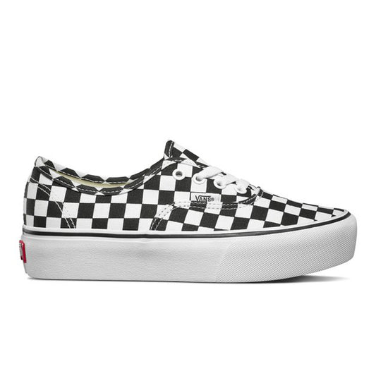 TÊNIS VANS AUTHENTIC PLATFORM CHECKERBOARD/TRUE WHITE