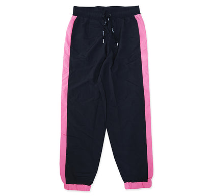 CALÇA BAW TRACK SIDE PRETO/PINK NEO