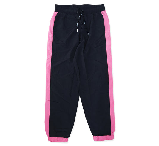 CALÇA BAW TRACK SIDE PRETO/PINK NEO