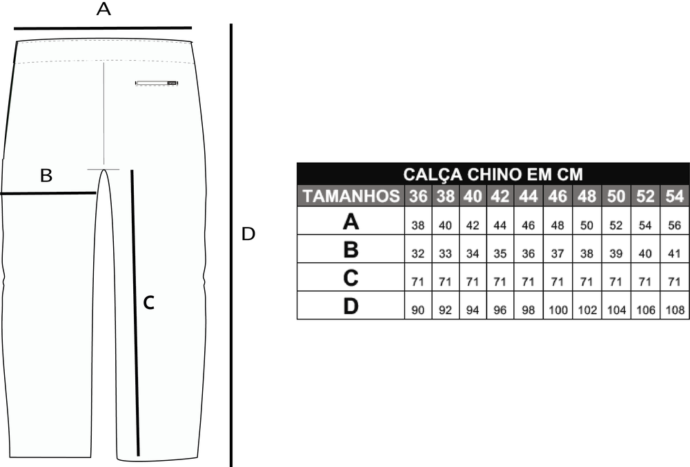 CALÇA TUPODE CARGO 980 PRETO