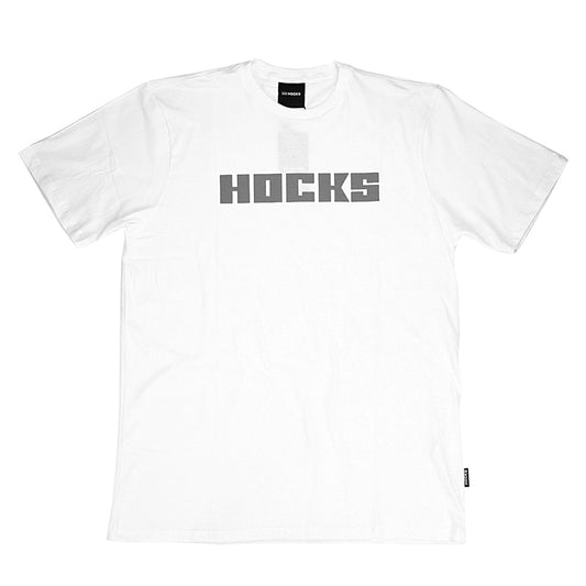 CAMISETA HOCKS LOGO LETTER BRANCO