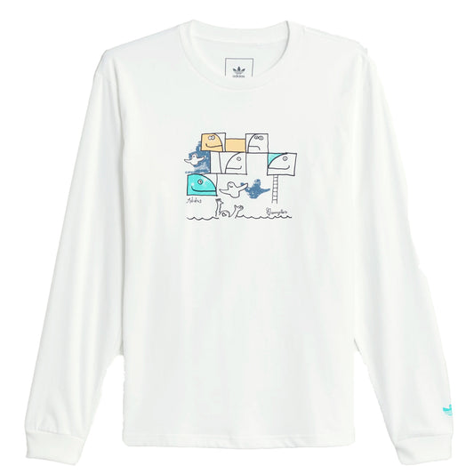 CAMISETA ADIDAS G SHMOO LS WHITE