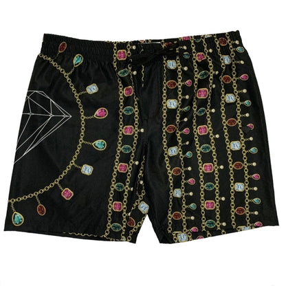 SHORTS DIAMOND CHAIN BLACK