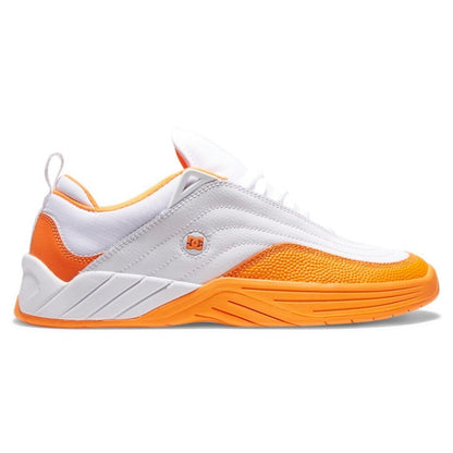 TÊNIS DC WILLIAMS SLIM IMP ORANGE/WHITE